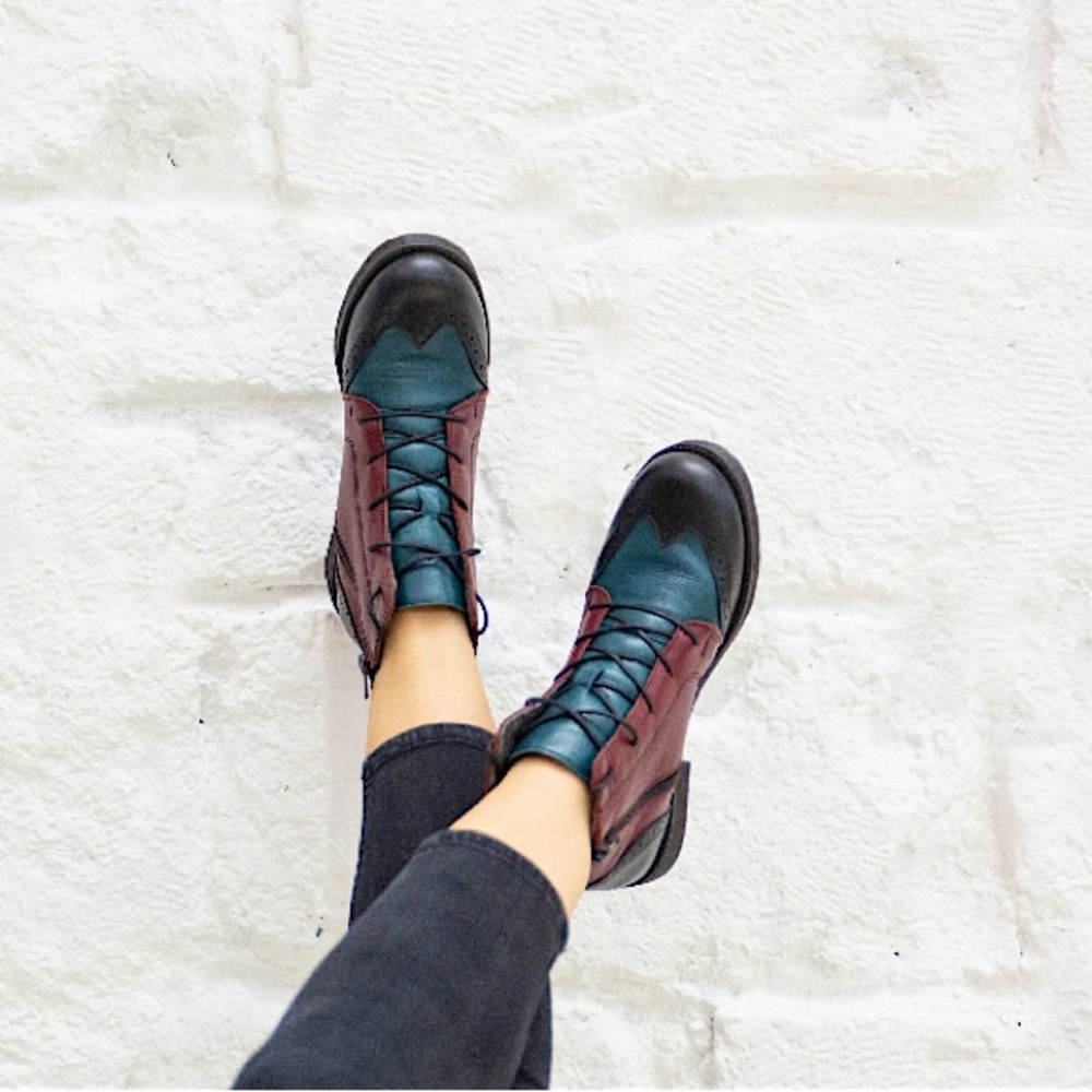 Handmade Leather Combat Boots